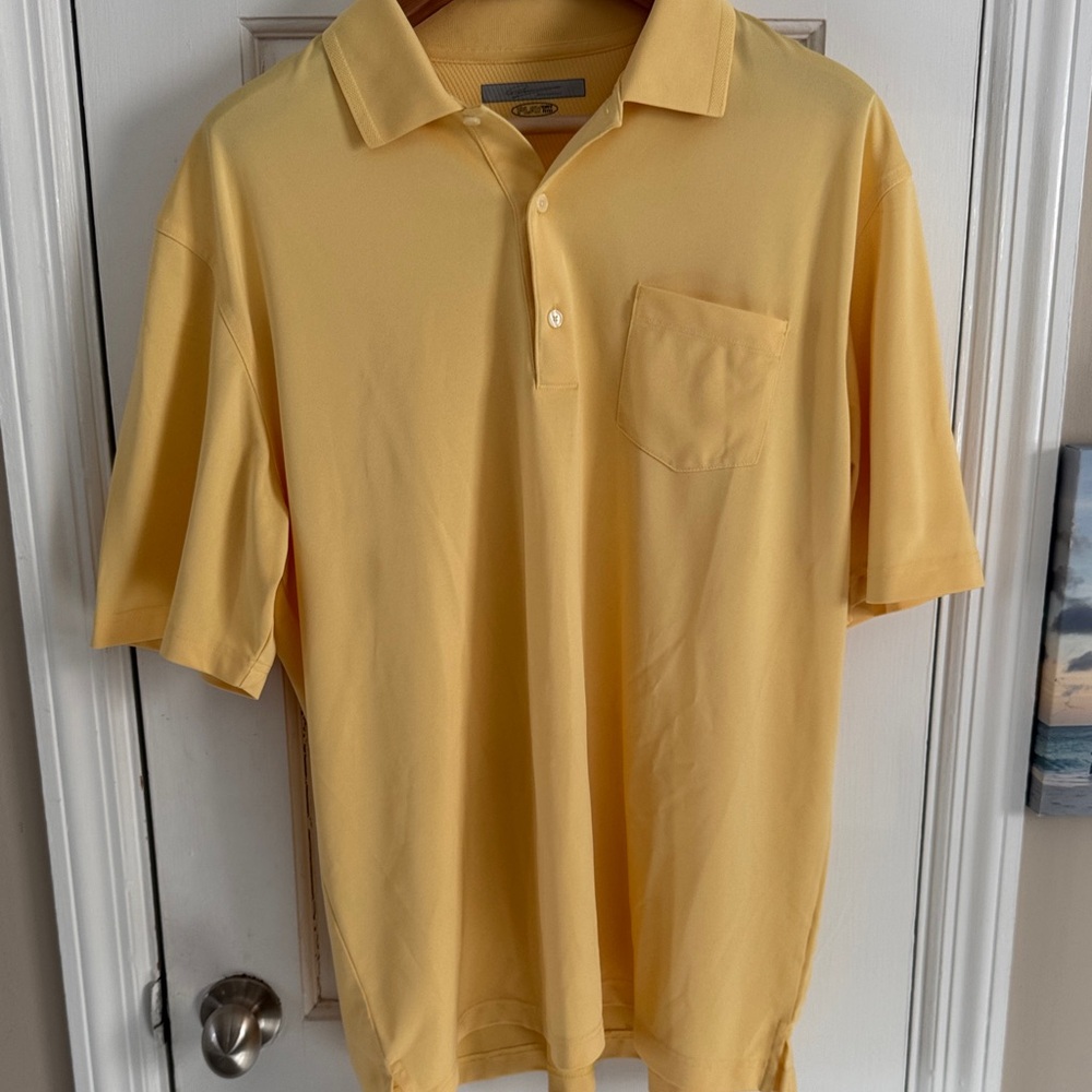Greg Norman Collection Yellow Polo Shirt
